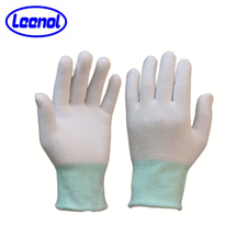 LN-1588005P Witte industriële nylon handschoenen voor werkplaatshandschoenen