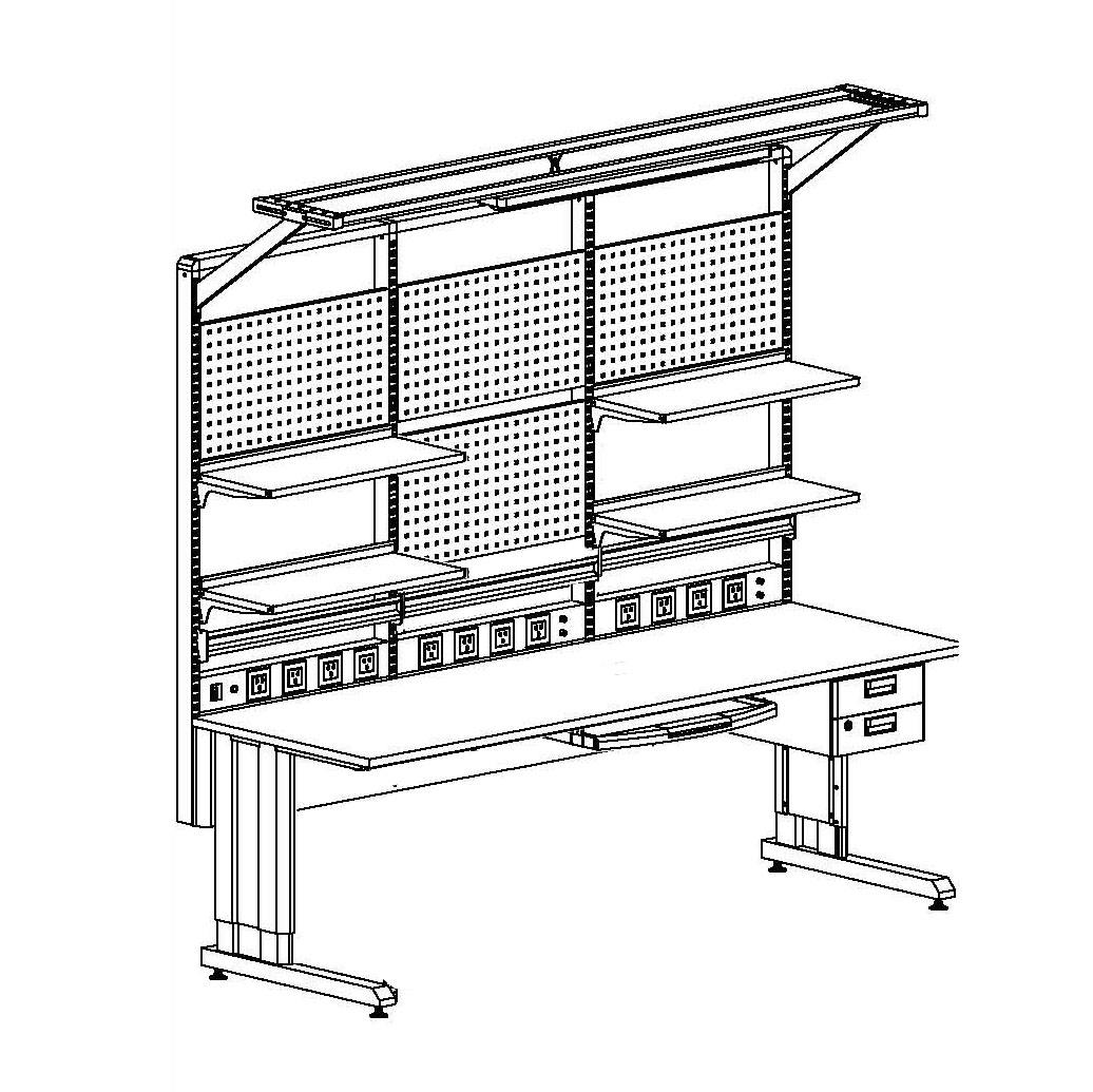 Productielijn Elektronische ESD-werkbanken