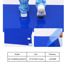 LN-1550095B_2445B-45 Antibacteriële kleefmat voor laboratoriumingang