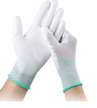 LN-1588003P Industriële Handschoenen Carbon Palm Coating Handschoen Clean Room Antistatische Handschoenen